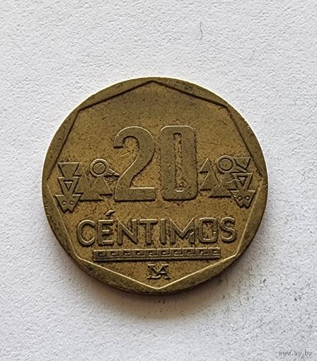 Перу 20 сентимо, 2009
