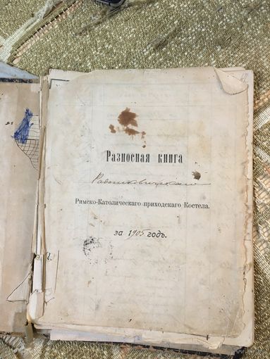 Разносная книга Радошковичского костела 1905 г