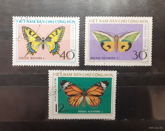 Вьетнам. 1976 год. Фауна. Бабочки (169)