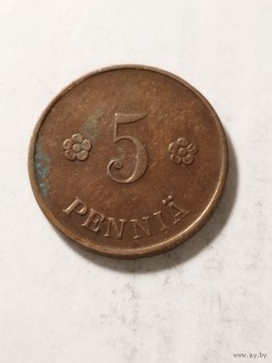 Финляндия 5 пенни 1920