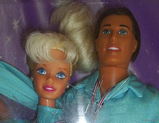 Куклы Барби/Barbie and Ken Olympic Skater фирмы Mattel, 1997 г.