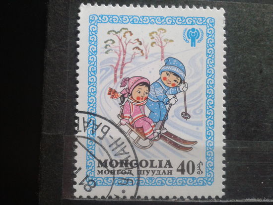 Монголия, 1980. Международный год ребенка, сказки