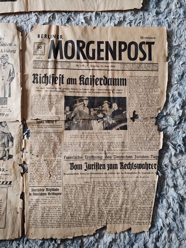 Газета Morgenpost 17 мая 1936 Берлин Германия