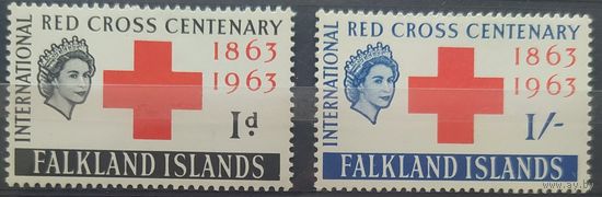 Британские колонии. Фолклендские острова. 1963 SG212,213 MLH
