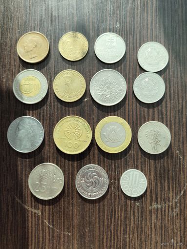 Лот монет разных стран