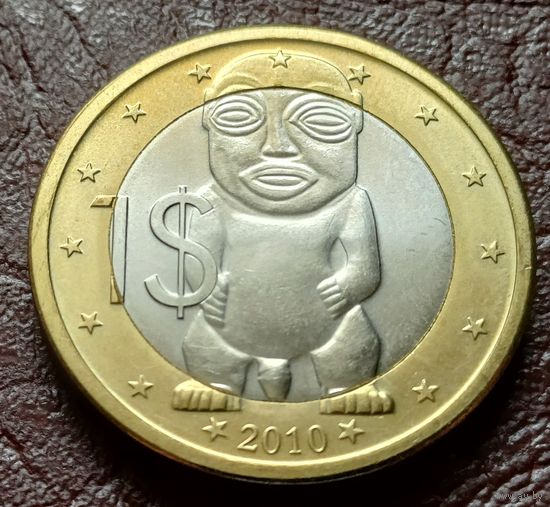 Острова Кука 1 доллар, 2010     С РУБЛЯ