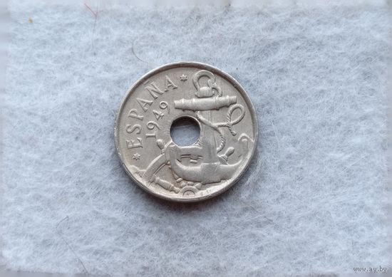Werty71 Испания 50 песет 1949 Якорь