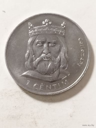 Андорра 1 сентим "Карл Великий" 2002