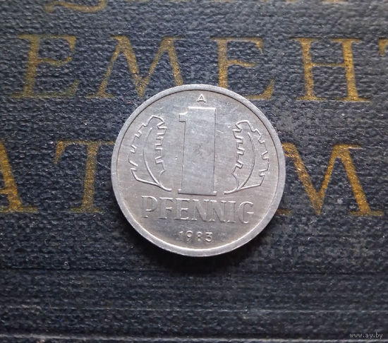 1 пфенниг 1983 (A) Германия ГДР #13 AU