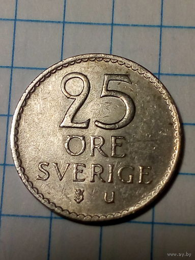 25 эре Швеция 1967 год