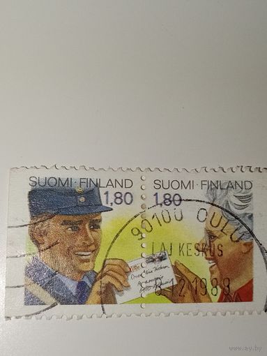 Финляндия 1988 Почтовая служба