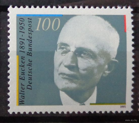Современная Германия 1991г. Mi.1494 MNH** полная серия