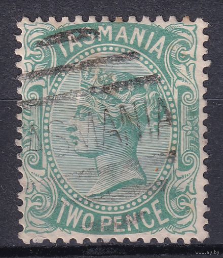 27.Aust. Великобритания. Австралийские штаты. Тасмания. Виктория. Стандарт. 1878 г. 2p. Mi.#31.