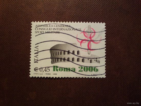 Италия 2006 г.Колизей и логотип Ассамблеи./46а/