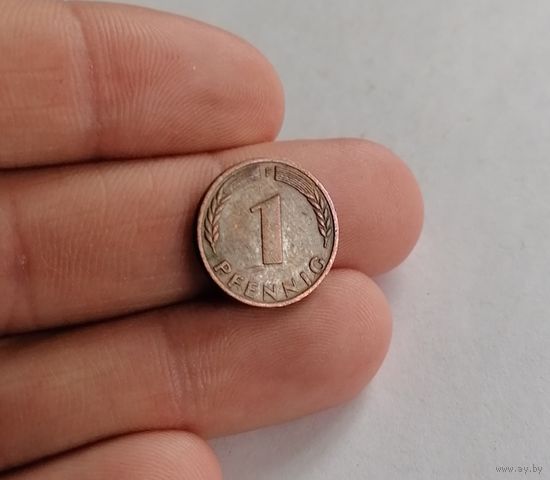 1 пфенниг 1972г. (F). Германия.