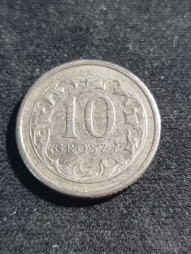 Польша 10 грошей 2016