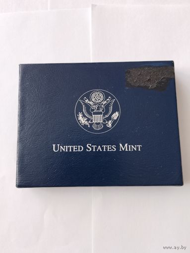 Коробка под памятный серебряный доллар (в капсуле)