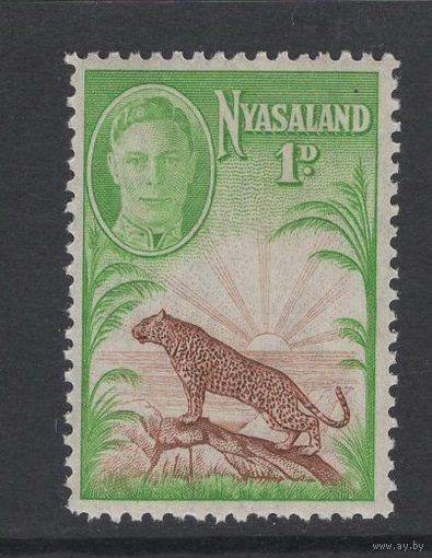 Ньясаленд /Nyasaland 1947**  Леопард  Георг VI  SG#160