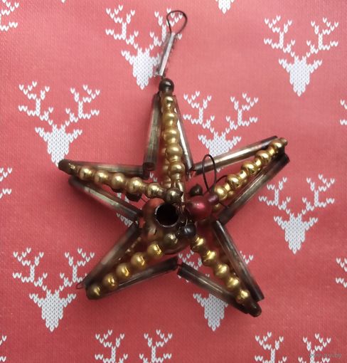 Ёлочная игрушка звезда