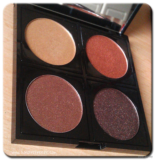 ТЕНИ для век Fashionista Eyeshadow 5 оттенков