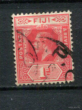 Британские колонии - Фиджи - 1912/1923 - Король Георг V 1Р - [Mi.58a] - 1 марка. Гашеная.  (Лот 21HE)-T41P1