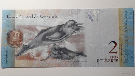 Венесуэла, 2 боливара 2013 г. Серия T. UNC.