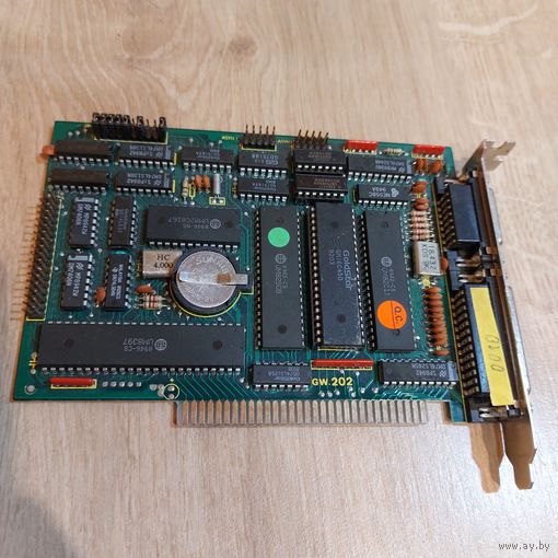 Ретро игровой порт BABY I/O CARD GW202 8 bit isa