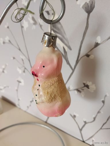 Елочная игрушка свинка