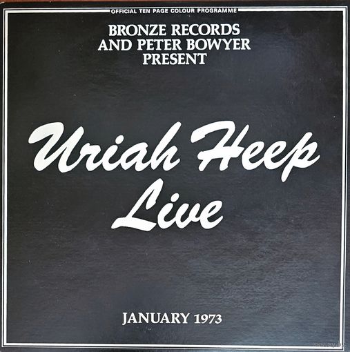 Uriah Heep Live. 2LP + буклет!