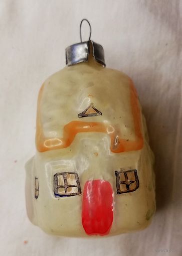 Елочная игрушка "Избушка", СССР