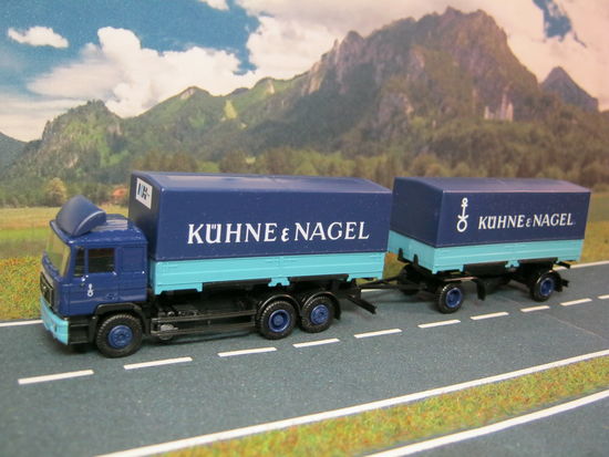 MAN Kuhne & Nagel. Масштаб HO 1:87.