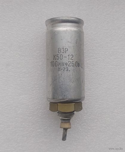 Конденсатор К50-12 100 мкФ х 250 В.