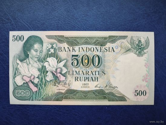 Индонезия 500 рупий 1977 год, unc