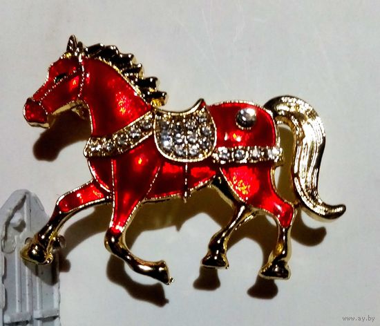 Значек-брошь Лошадь