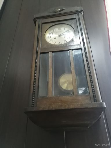 Часы настенные. Германия. Рабочие. Точный ход, после обслуживания.