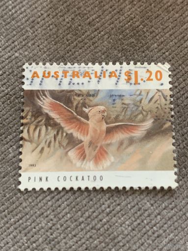 Австралия 1993. Фауна. Розовый какаду. Марка из серии