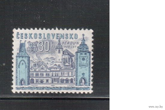 Чехословакия-1965,(Мих.1508)  **  , Города, Архитектура