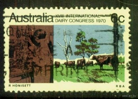 Австралия - 1970 [Mi. 452] Гашеная (AU11)