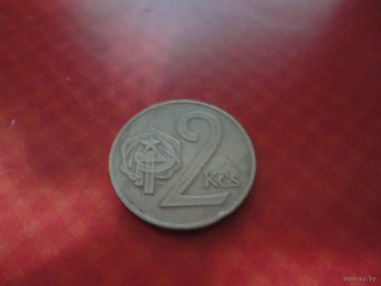 2 кроны Чехия 1973 год
