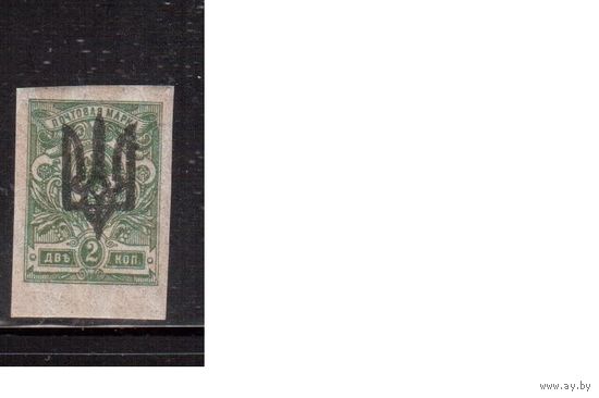 Украина-1919,(Заг.7А)  ** , Гражданская война, Украинская Держава, Надп. на марках России(2)