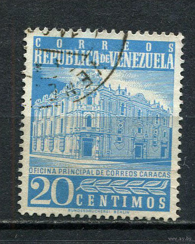 Венесуэла - 1958/1962 - Главное почтовое отделение, Каракас 20С - [Mi.1200] - 1 марка. Гашеная.  (Лот 44CL)