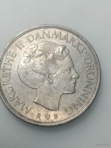 Дания 1 крона 1989 года .