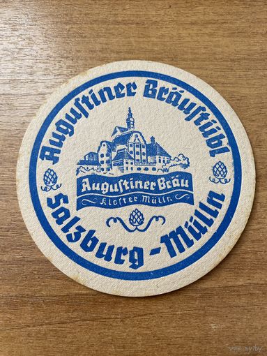 Подставка под пиво Augustiner Brau /Австрия/