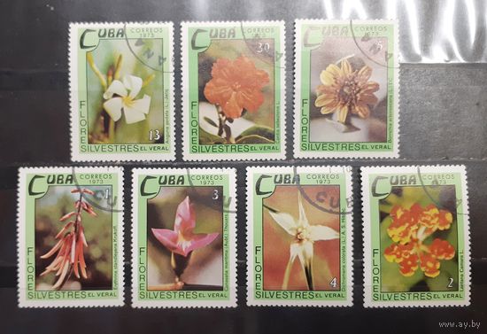 Куба. 1973 год. Флора. Цветы (1294)