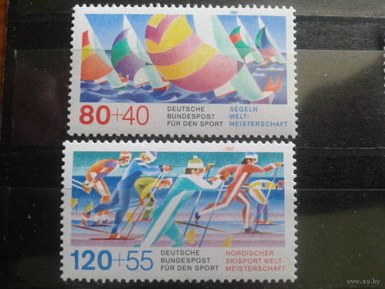 ФРГ 1987 Спорт Михель-4,5 евро полная серия