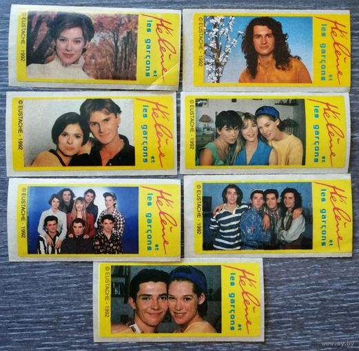 Элен и ребята, вкладыши самоклеящиеся, 1992 год