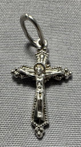 Крестик серебряный 925 проба. 20