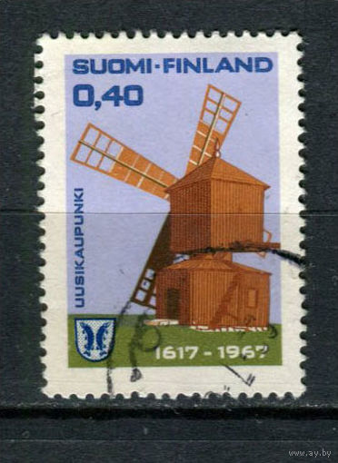 Финляндия - 1967 - 350-летие г. Уусикаупунки - [Mi. 620] - полная серия - 1 марка. Гашеная.  (Лот 189AN)