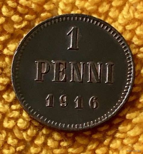 1 penni 1916 года.