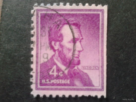 США 1954 президент Линкольн, живопись